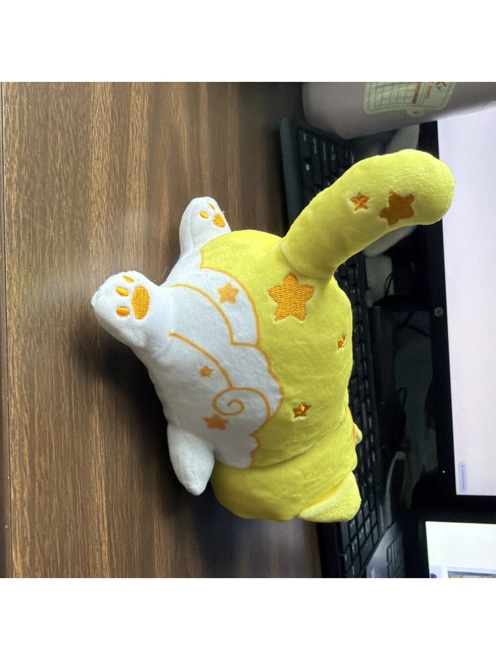 Official Aphmau MeeMeows Sun Cat Plush Yellow Orange Kawaii Stuff Animal 10-12”